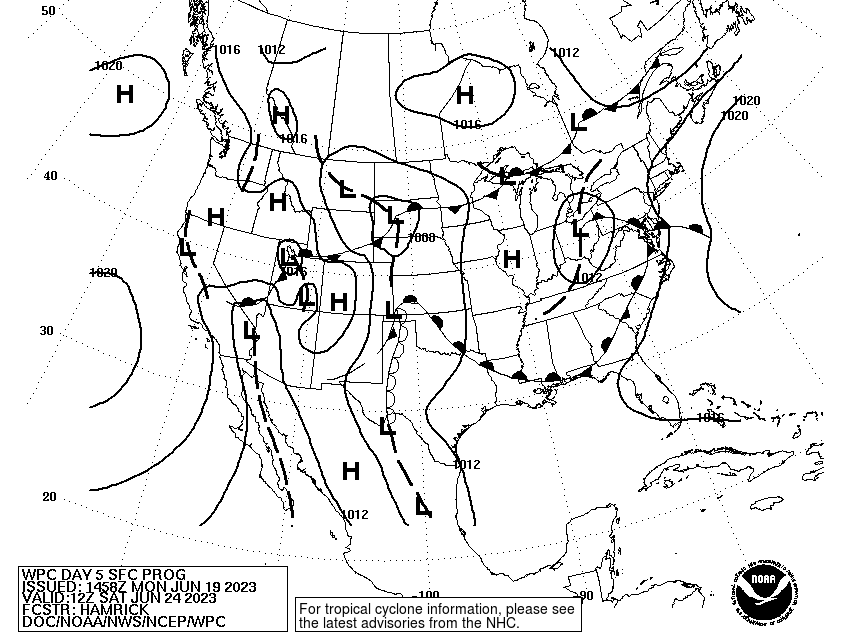 Day 5 Fronts and Pressures